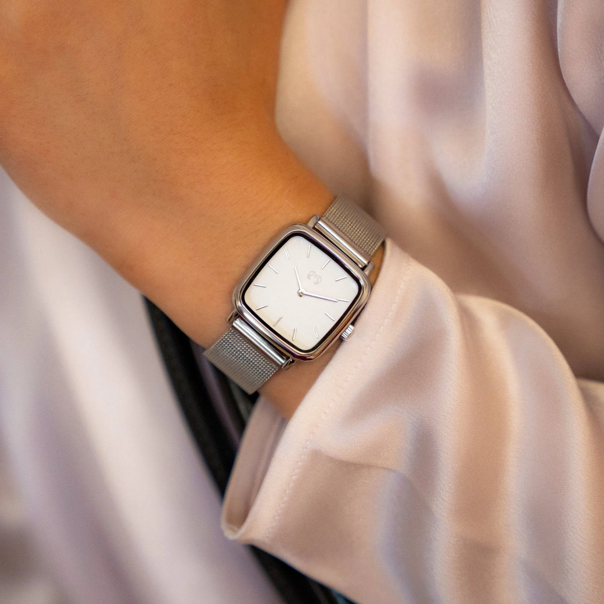 "Minuit" Watch ~ SilverWhite
