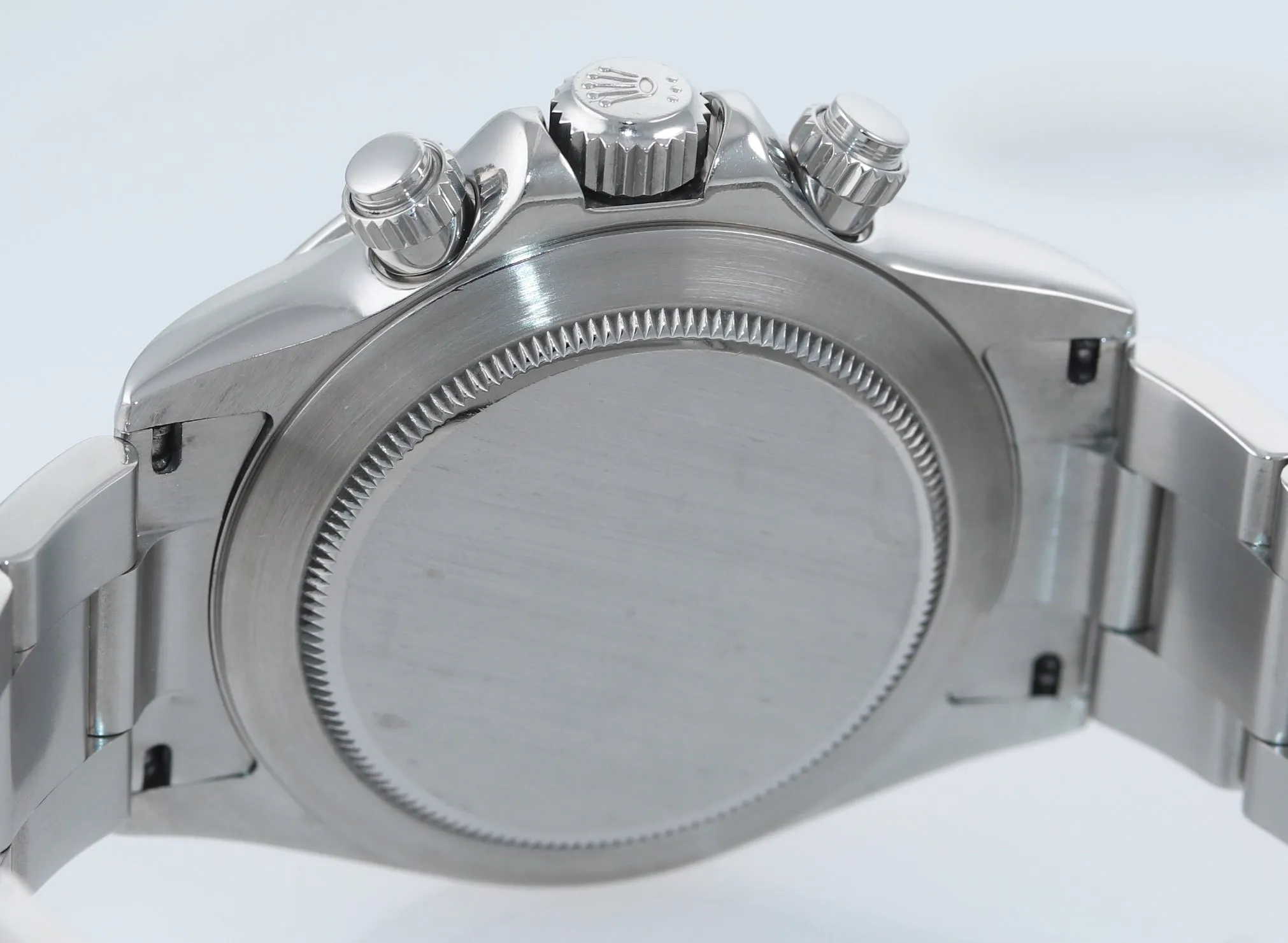 RANDOM SERIAL PAPERS Rolex Daytona 116520 White Steel New Buckle Watch Box