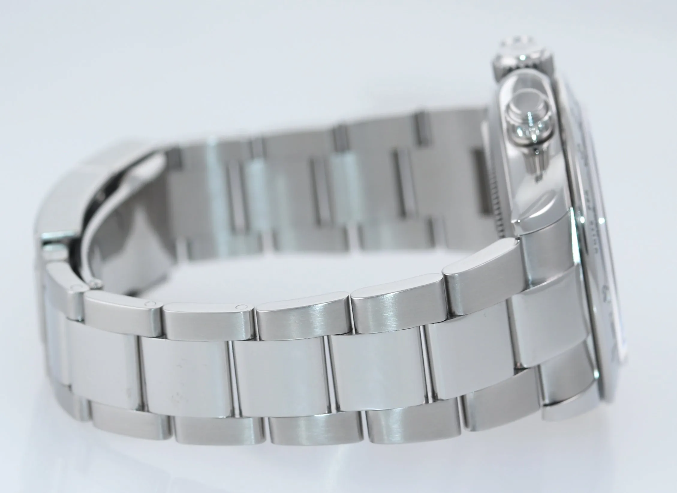 RANDOM SERIAL PAPERS Rolex Daytona 116520 White Steel New Buckle Watch Box
