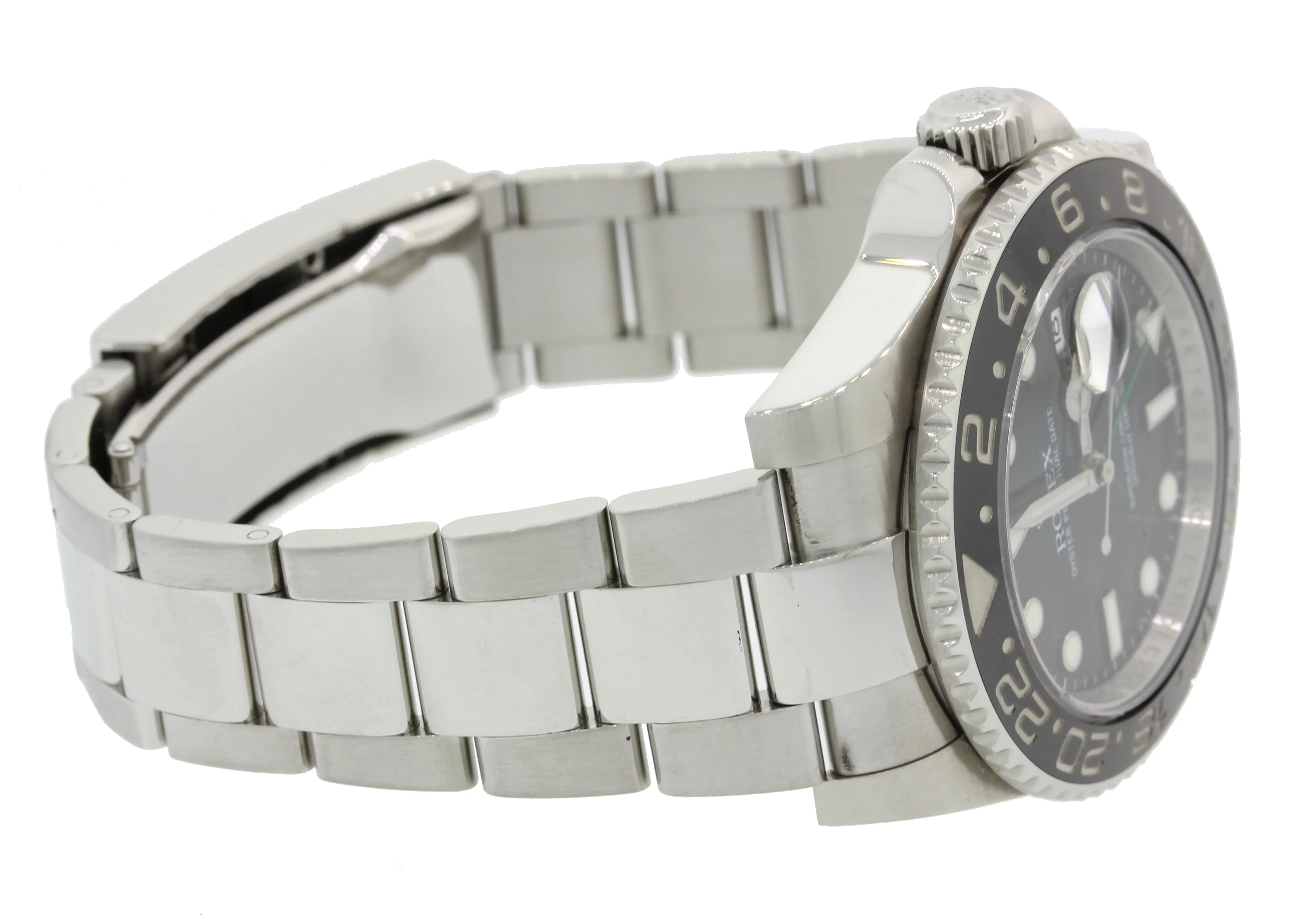 Random Serial PAPERS Rolex GMT Master II 116710 Steel Ceramic 40mm Black Watch
