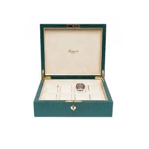 Rapport - Brompton 8 Watch Box in Green Croco | L268