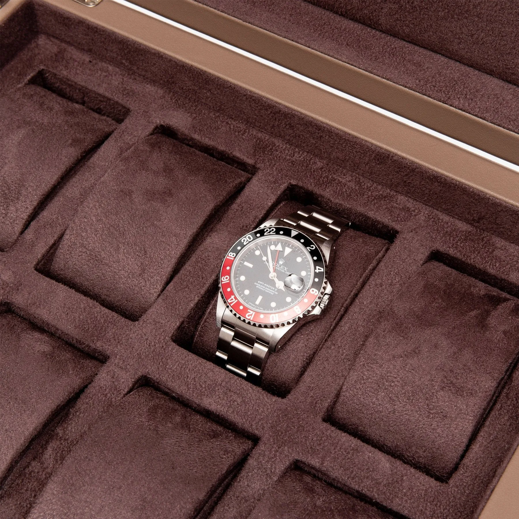 Rapport - Vantage 8 Watch Box in Camel Leather | L436