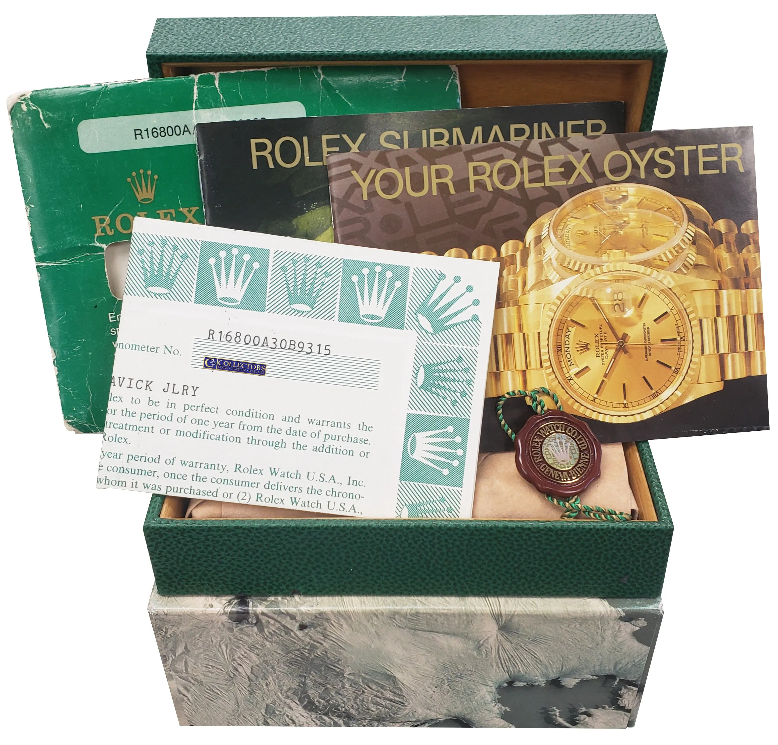 RARE TRIPLE ZERO Rolex Submariner 168000 Faded GHOST BEZEL Patina Watch 16800