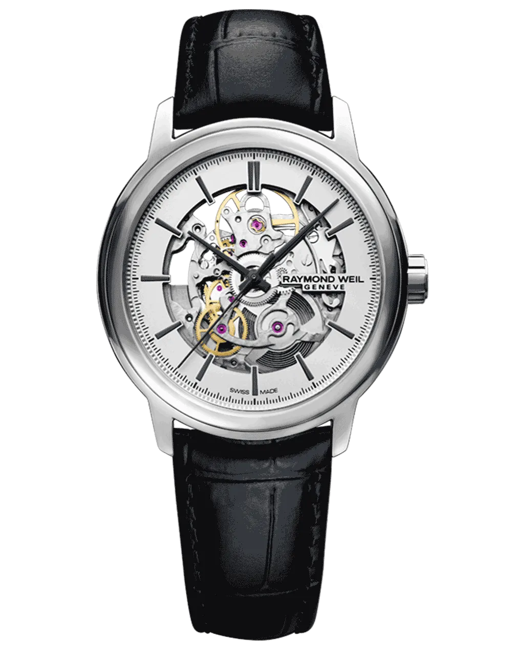 Raymond Weil Maestro Skeleton Automatic Men's Watch 2215-STC-65001