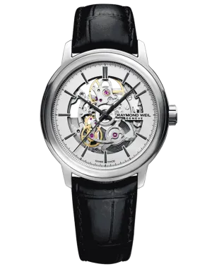 Raymond Weil Maestro Skeleton Automatic Men's Watch 2215-STC-65001