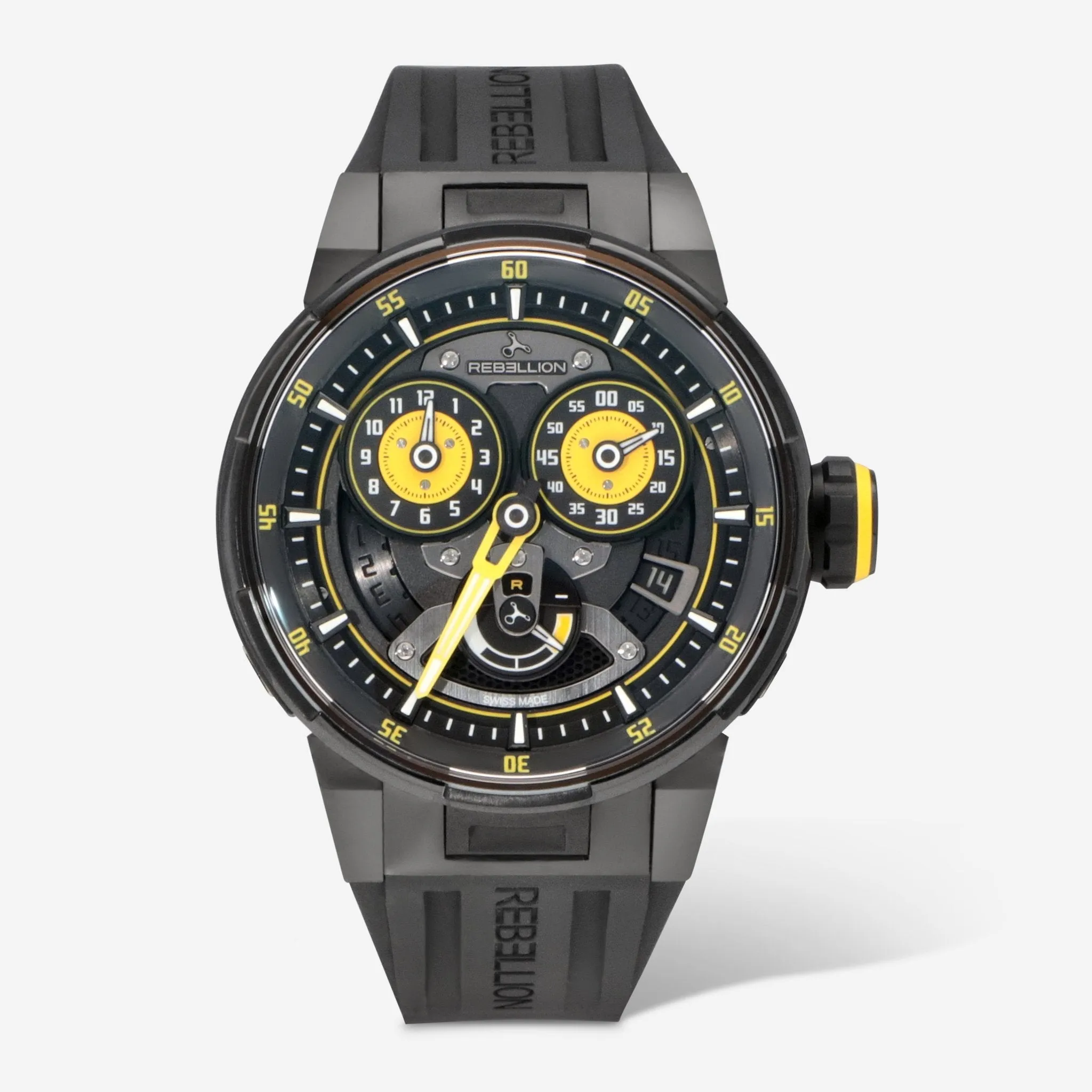 Rebellion Predator 2.0 Regulator Sebastian Buemi Edition Titanium & Forged Carbon Automatic Men's Watch RB.PR2.REG.CA.BMI