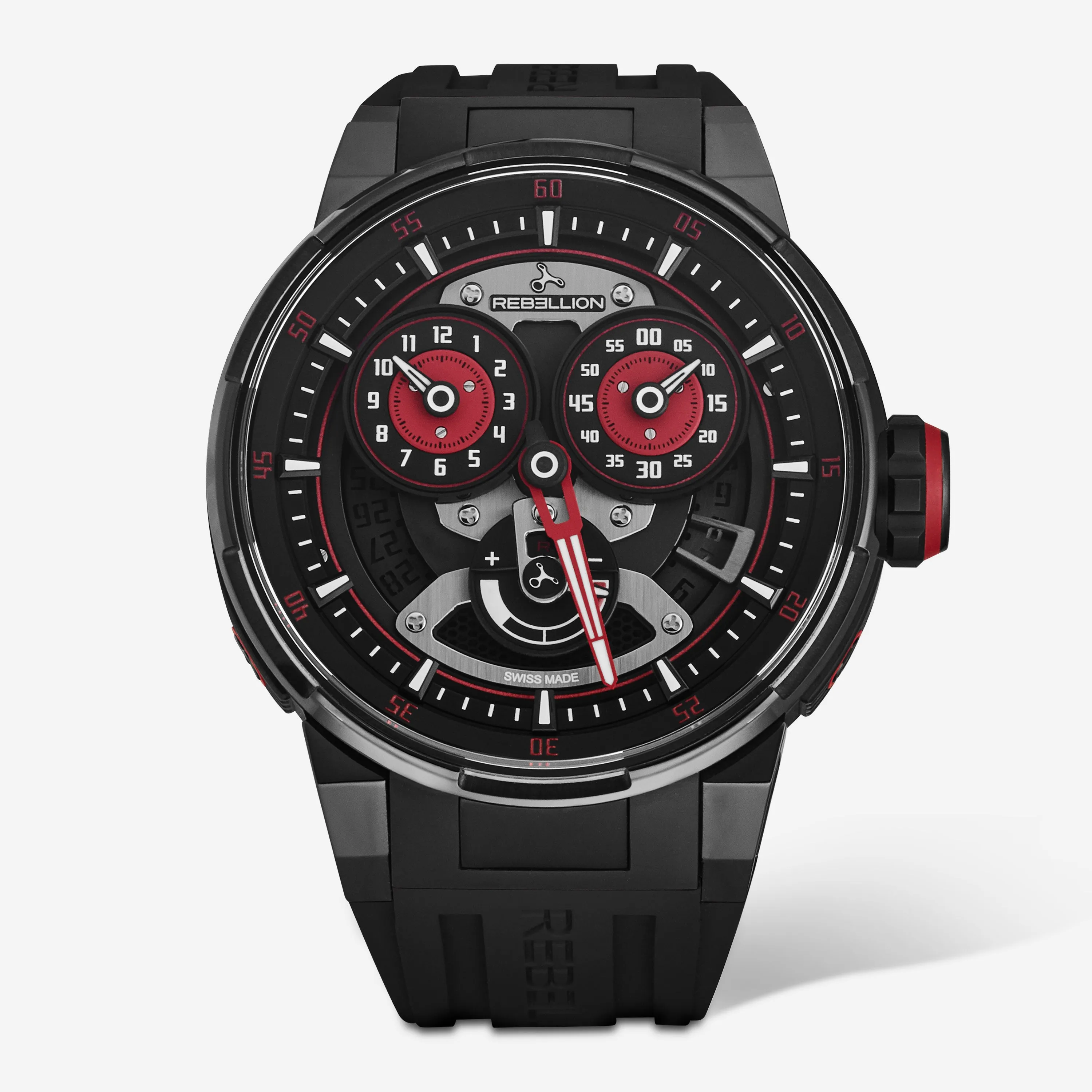 Rebellion Predator 2.0 Regulator Titanium Automatic Men's Watch RBPR2REGTBBKRD1