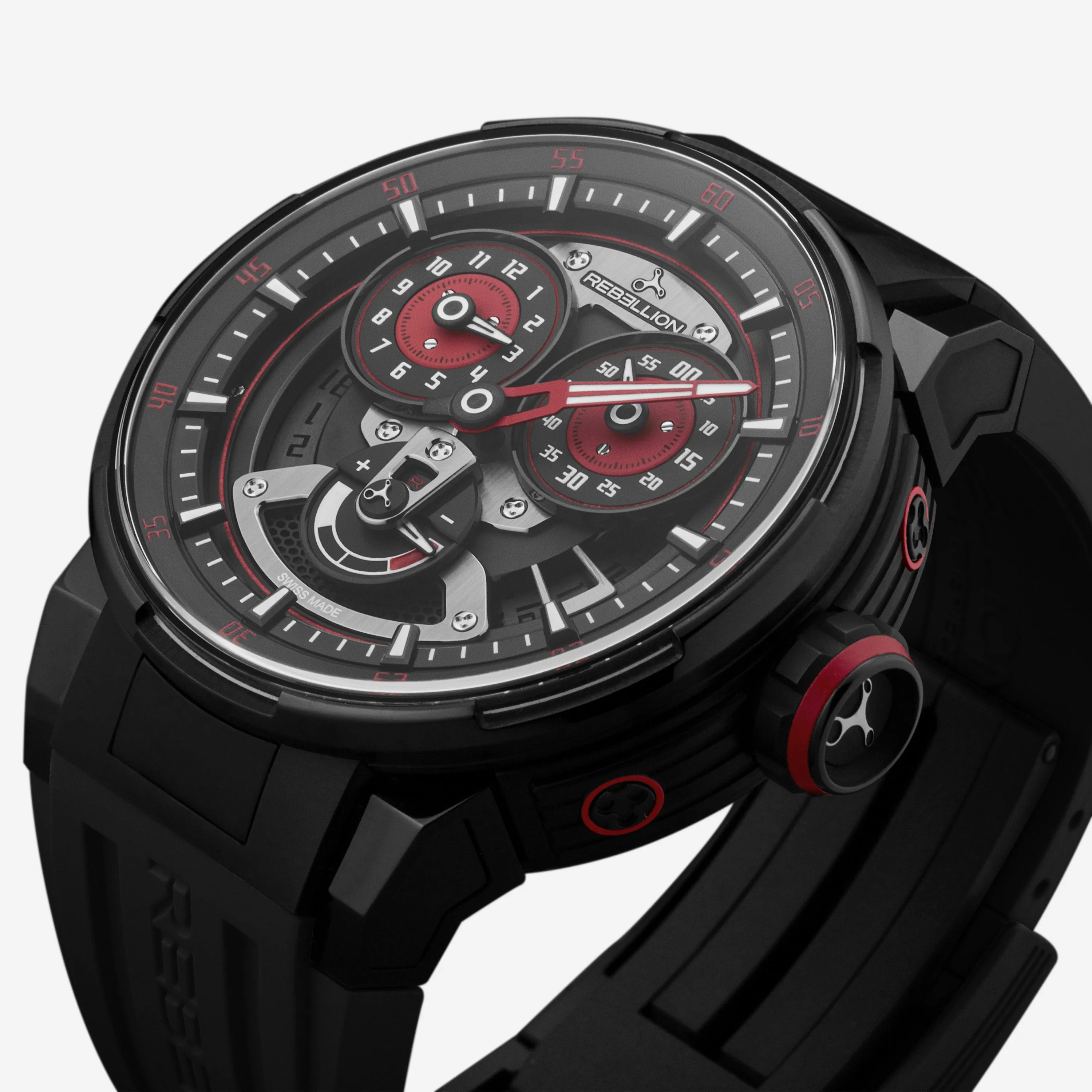 Rebellion Predator 2.0 Regulator Titanium Automatic Men's Watch RBPR2REGTBBKRD1