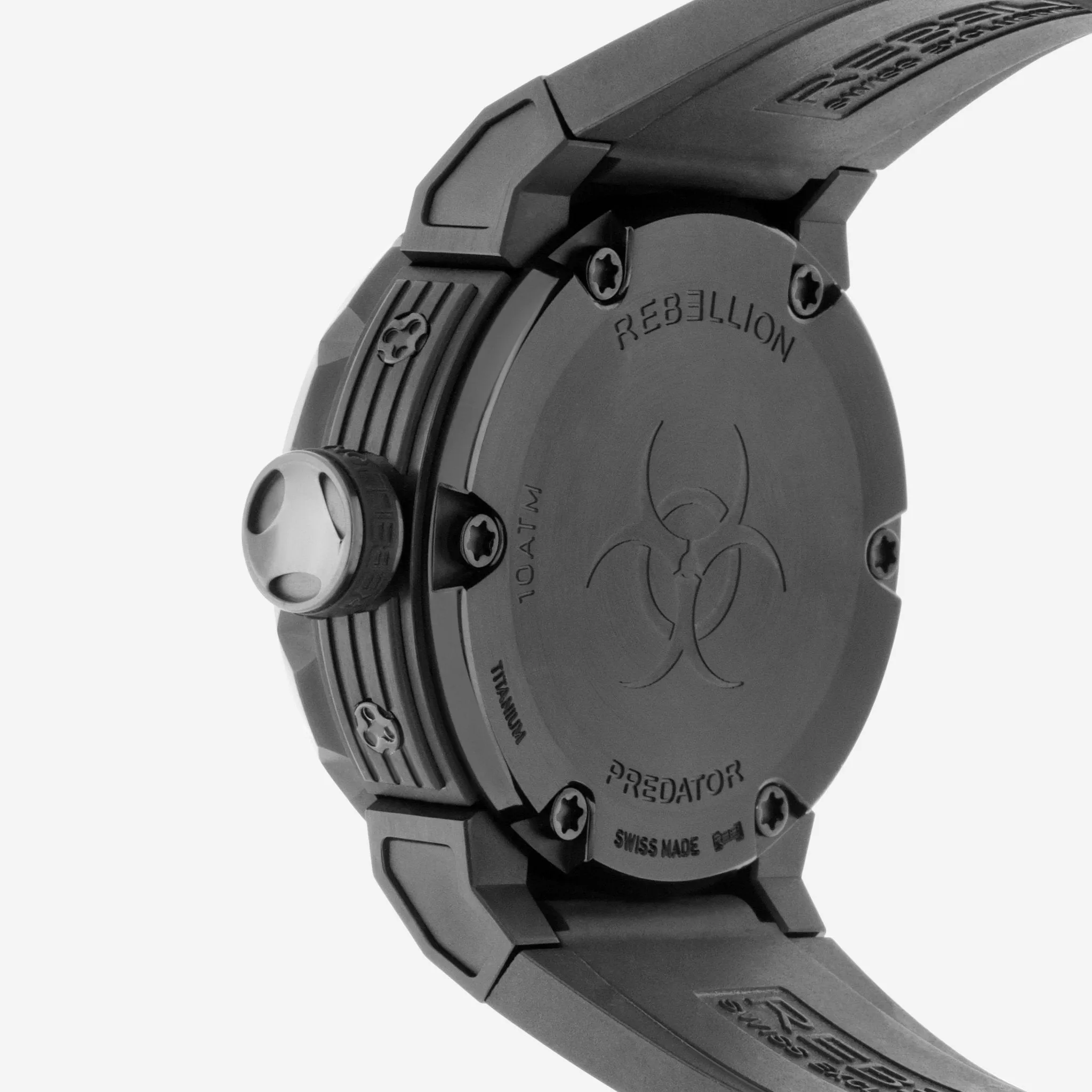 Rebellion Predator APNEA Black Titanium Automatic Men's Watch RB.PAP.3H.TB.BIOH