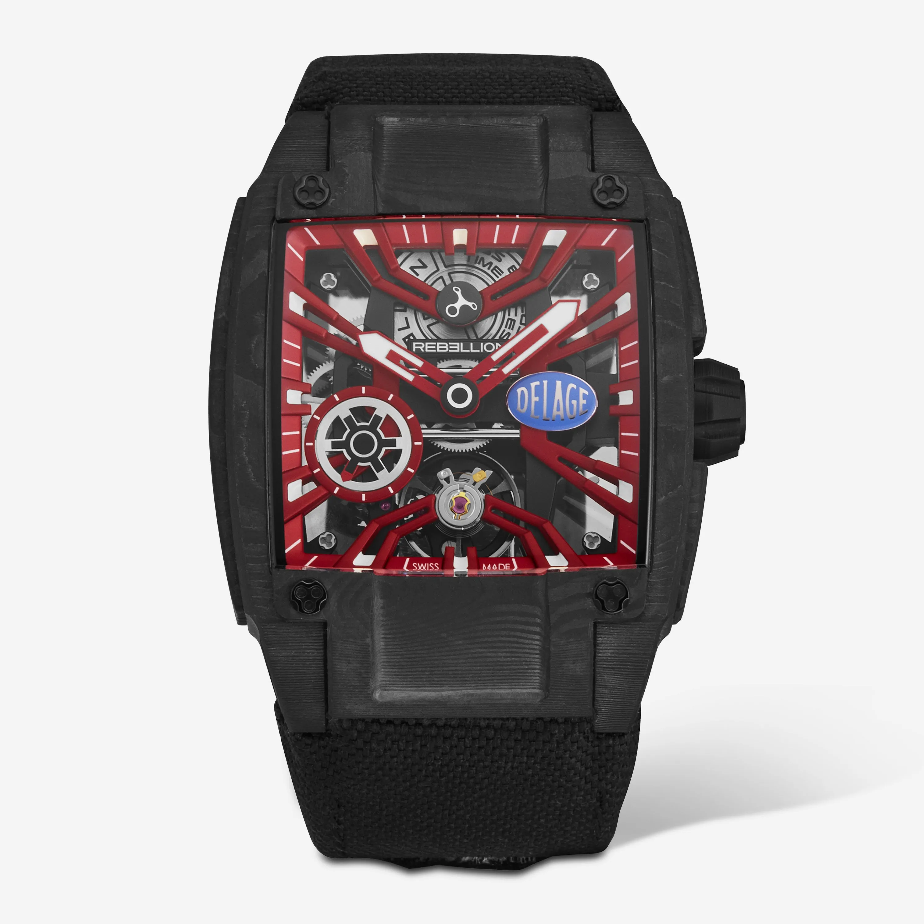 Rebellion Re-Volt Carbon Manual Wind Men's Watch RBREV3H.TCADELR