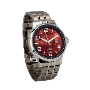 Redwood Watch Stainless Steel Band Black Bezel - Men's