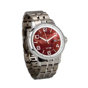 Redwood Watch Stainless Steel Band White Bezel – Men’s