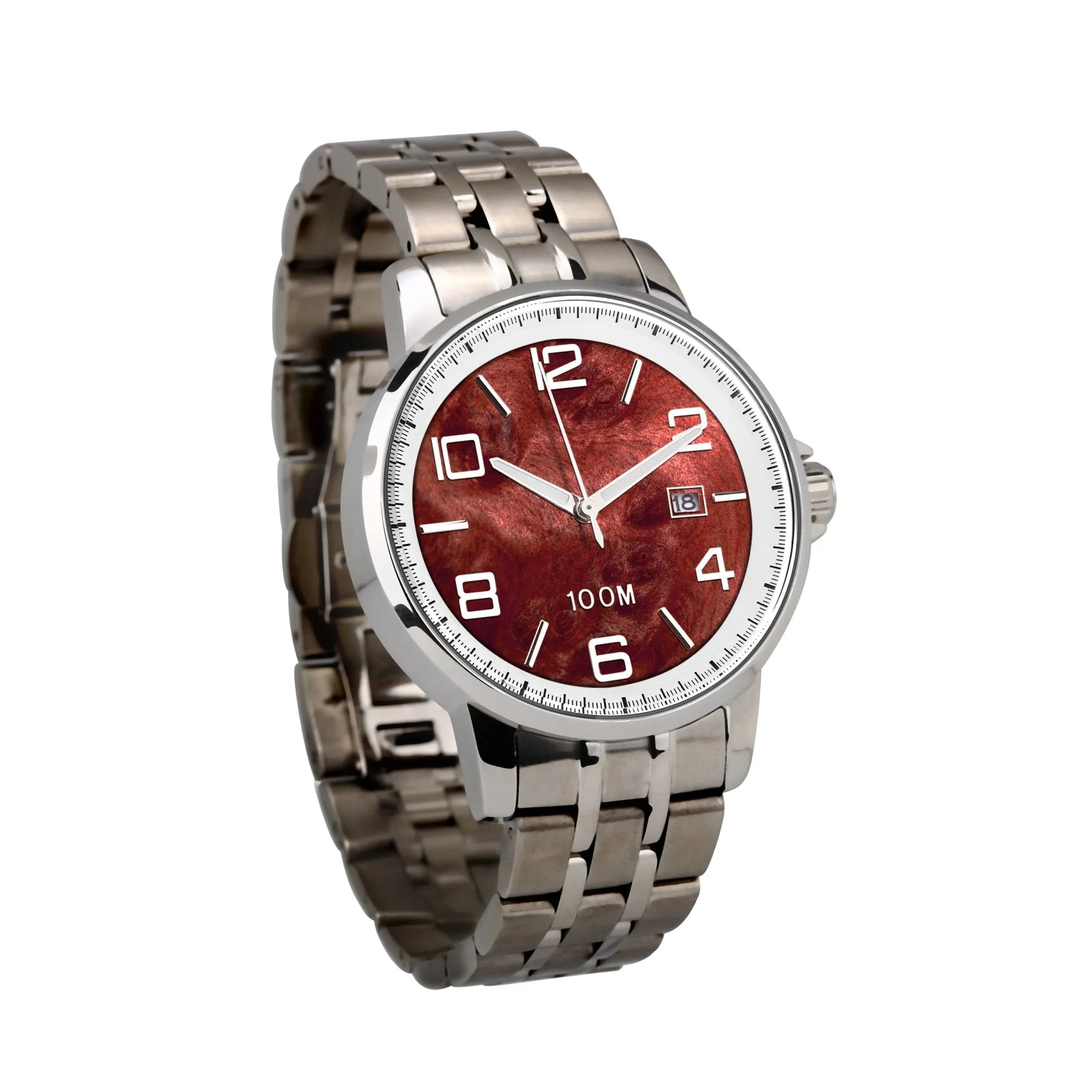 Redwood Watch Stainless Steel Band White Bezel – Men’s