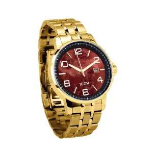 Redwood Watch Stainless Steel Band Yellow Gold - Men's