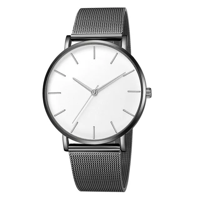 Reloj ultrafino de oro rosa 2019 Reloj de malla minimalista Para Mujer Relojes de Mujer de montre Relojes Zegarek Damski Relojes Para Mujer Reloj