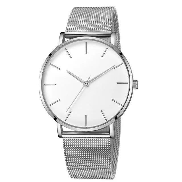 Reloj ultrafino de oro rosa 2019 Reloj de malla minimalista Para Mujer Relojes de Mujer de montre Relojes Zegarek Damski Relojes Para Mujer Reloj