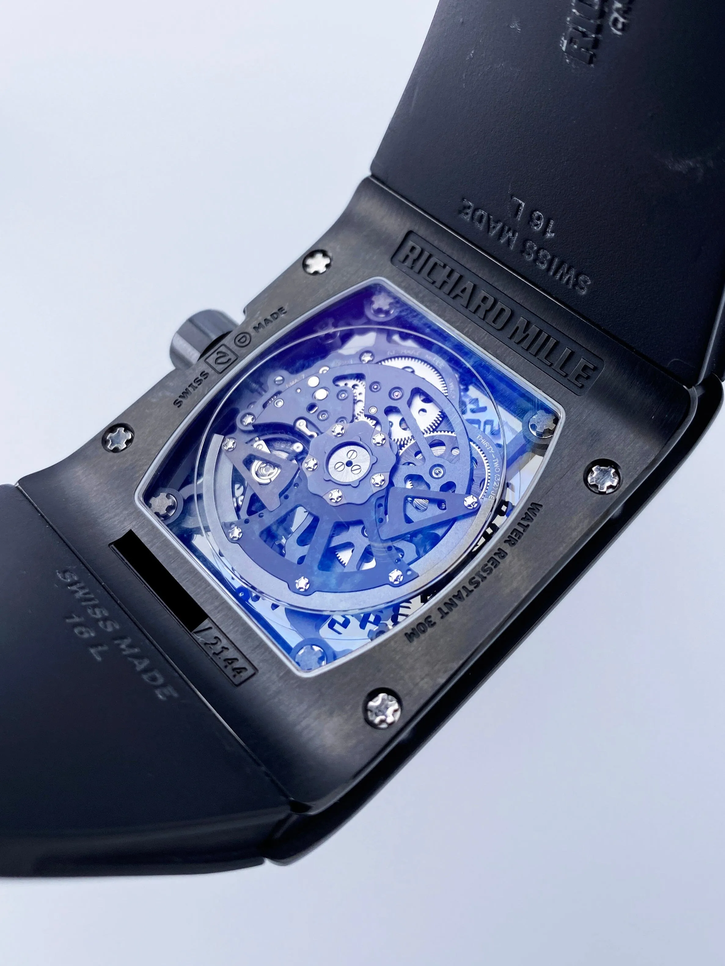 Richard Mille Extra Flat RM016 AL TI Titanium Mens Watch Box Papers