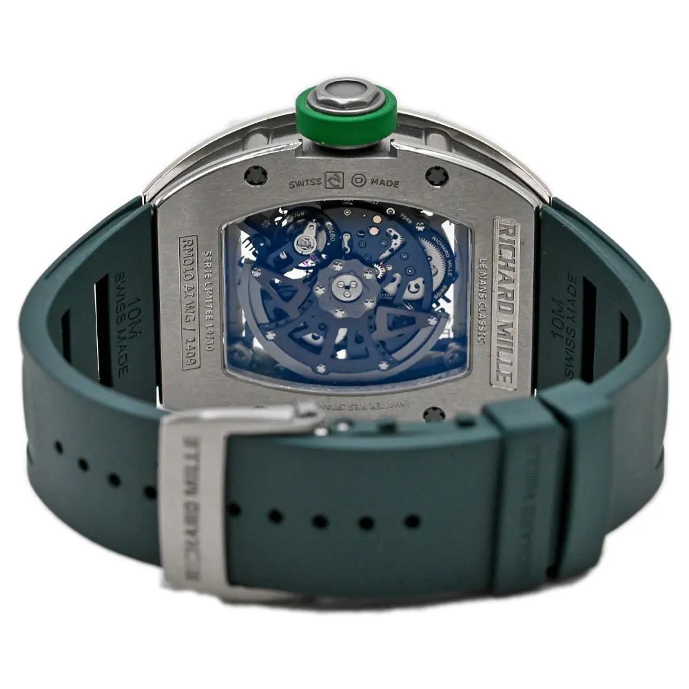 Richard Mille Men's Le Mans Classic White Gold 48mm x 39.3mm Skeleton Dial Watch Reference #: RM010