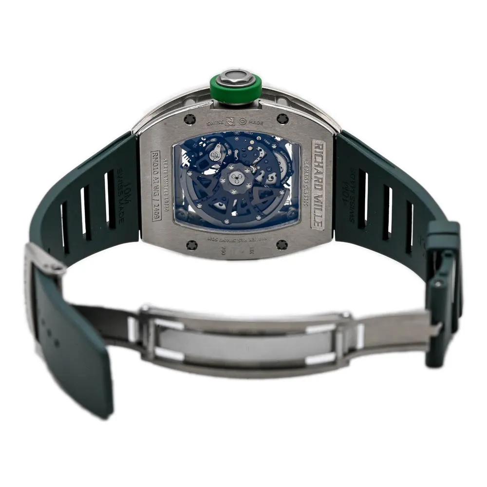 Richard Mille Men's Le Mans Classic White Gold 48mm x 39.3mm Skeleton Dial Watch Reference #: RM010
