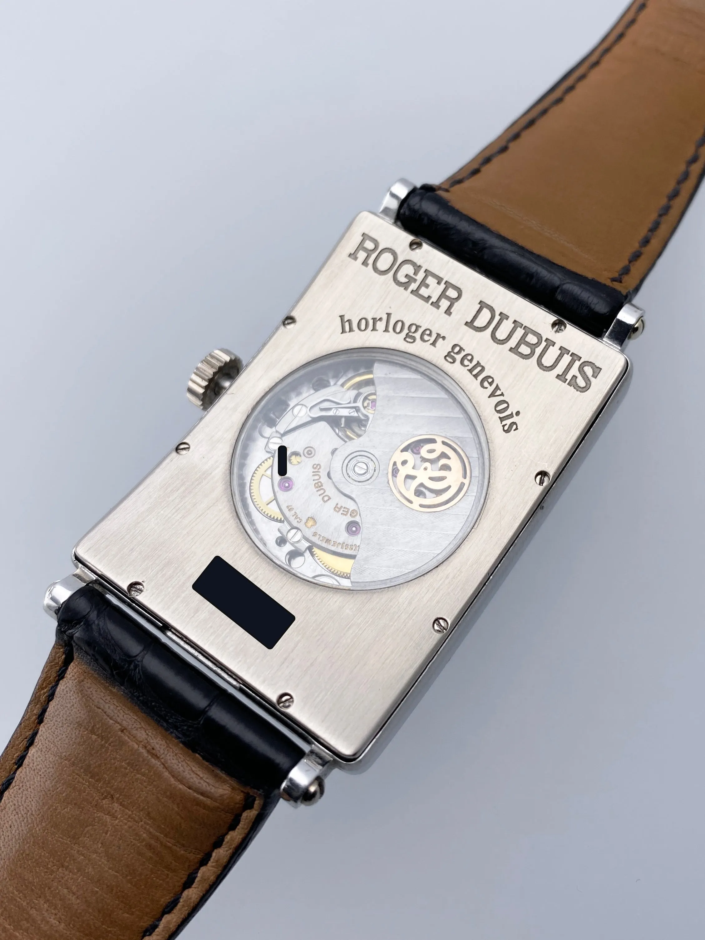 Roger Dubuis Horloger Genevois 18K White Gold Mens Watch Limited