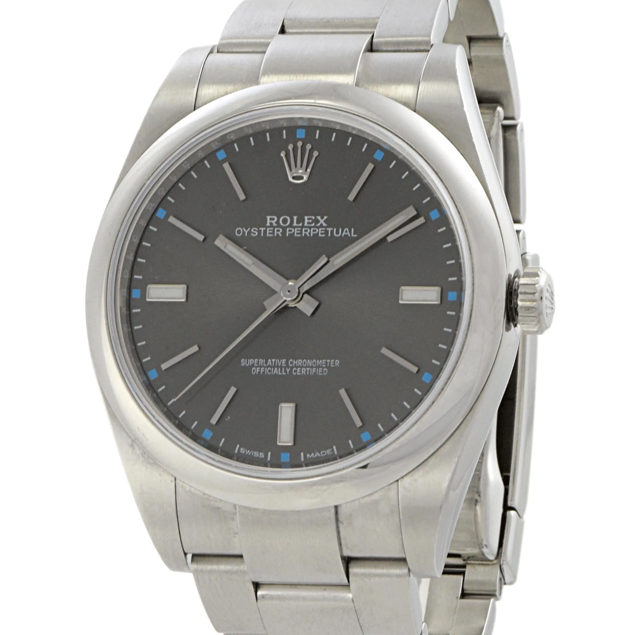 Rolex 114300 Oyster Perpetual Grey Dial