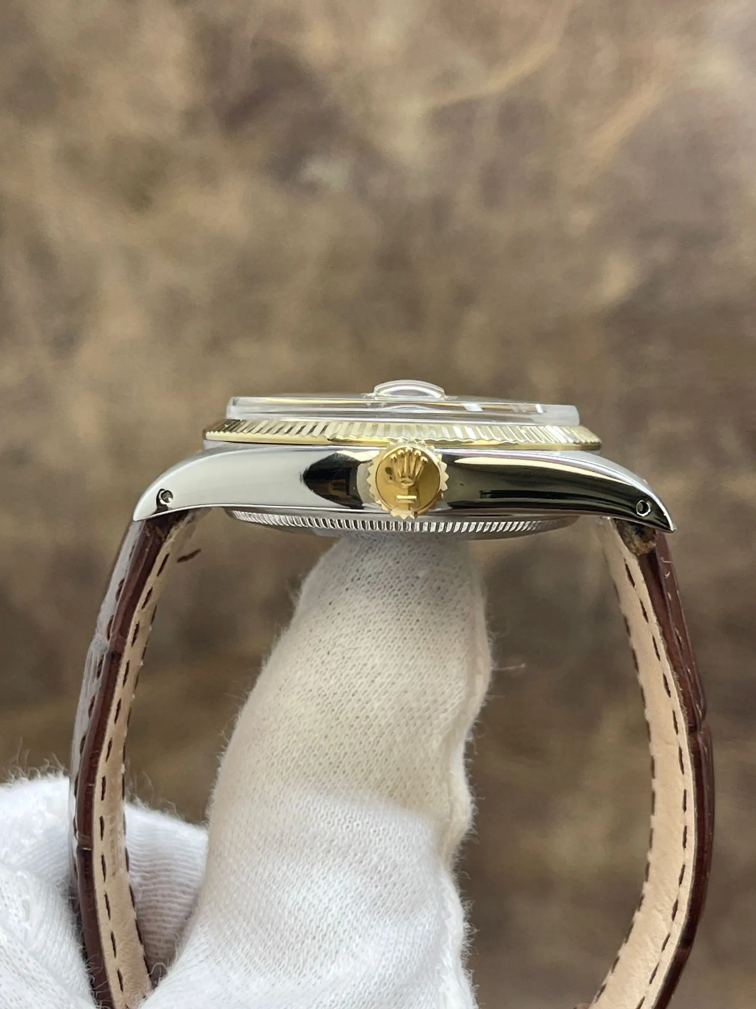 Rolex Air-King Date 5701 Silver Dial Automatic Men's Watch