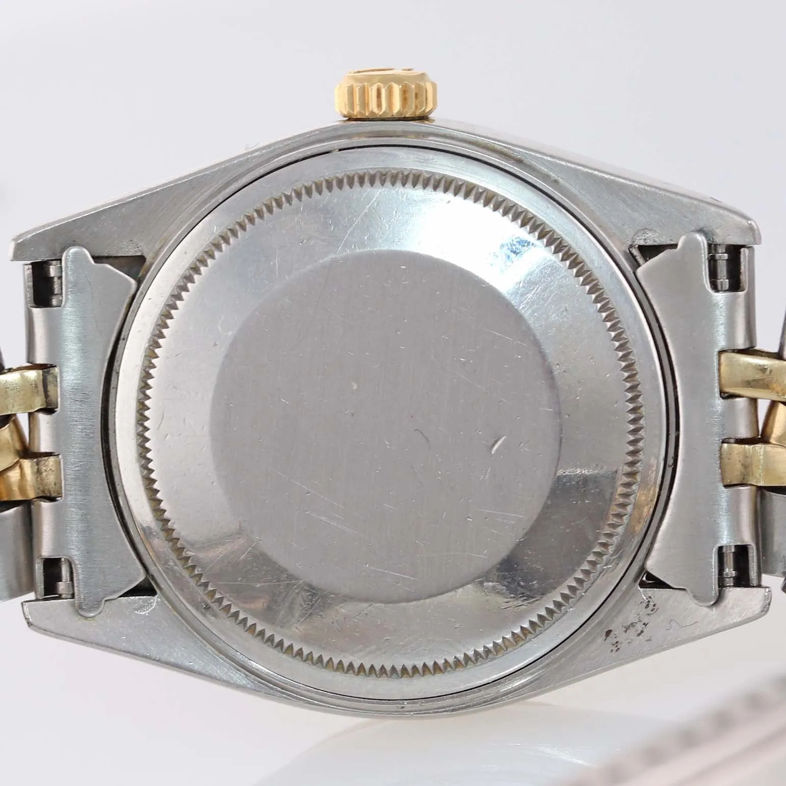 Rolex DateJust 16013 Two-Tone 18k Gold Steel Jubilee Champagne Dial Watch