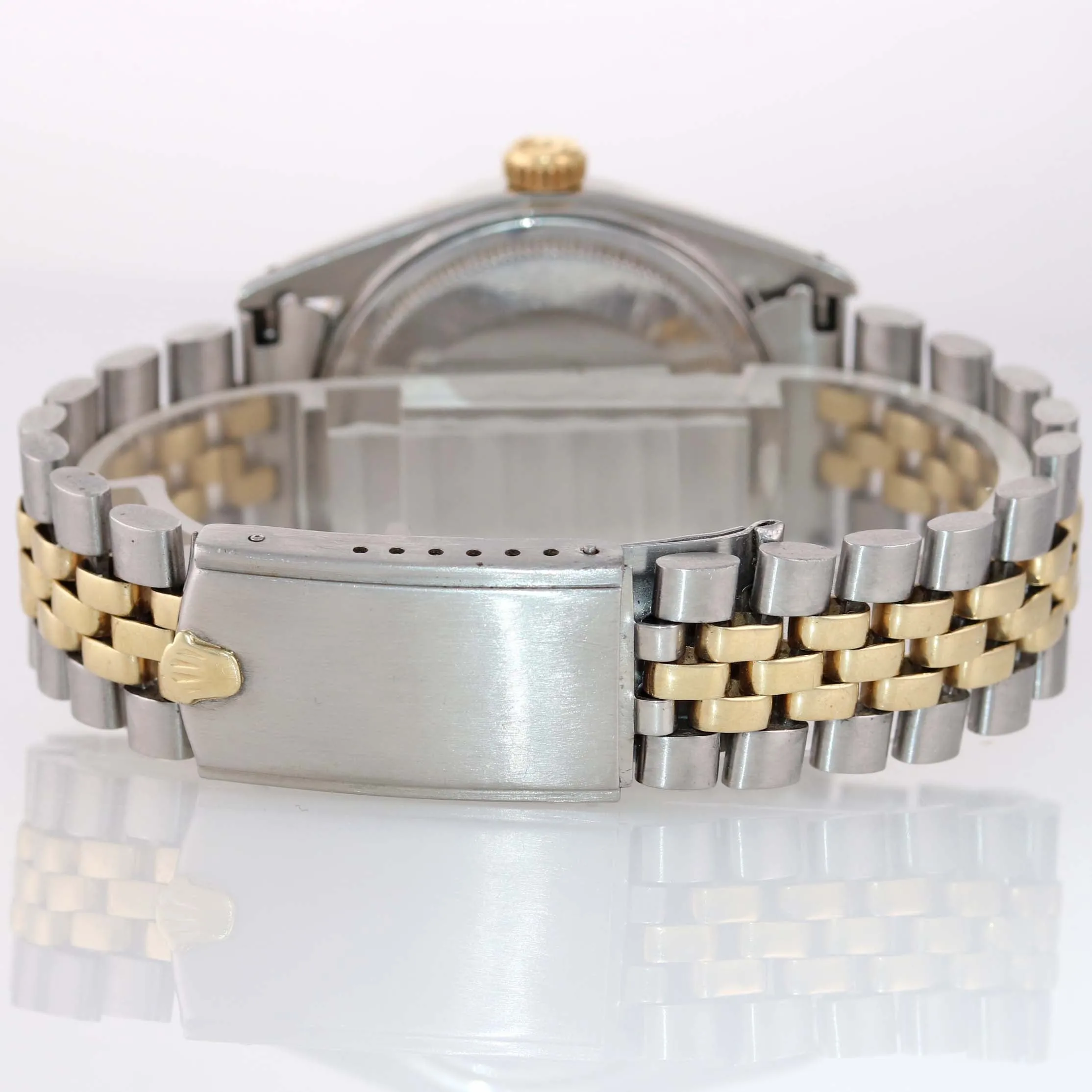 Rolex DateJust 16013 Two-Tone 18k Gold Steel Jubilee Champagne Dial Watch