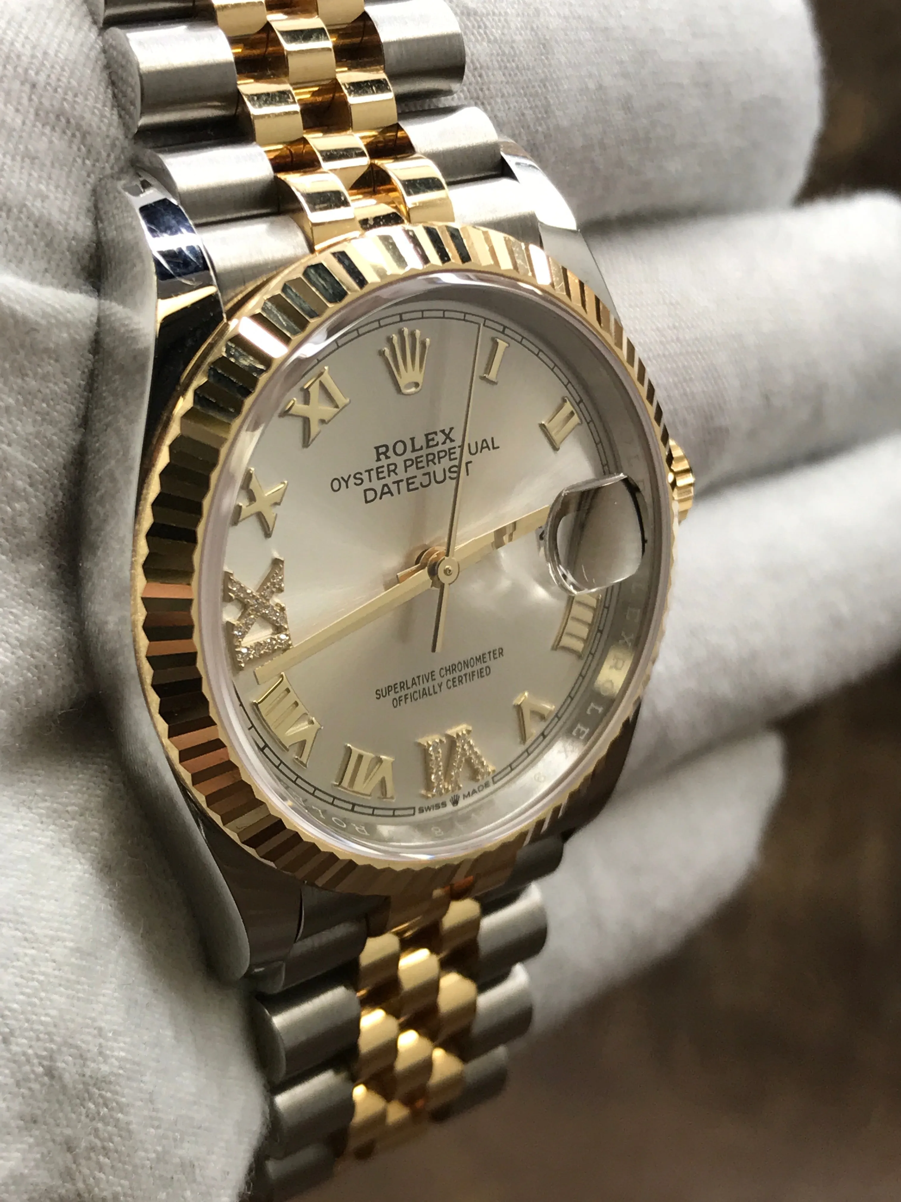 Rolex Datejust 36 126233 Silver Dial Automatic  Watch