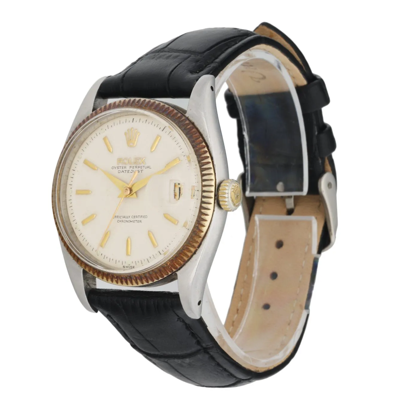Rolex Datejust 6605 Stainless Steel Vintage Men's Watch