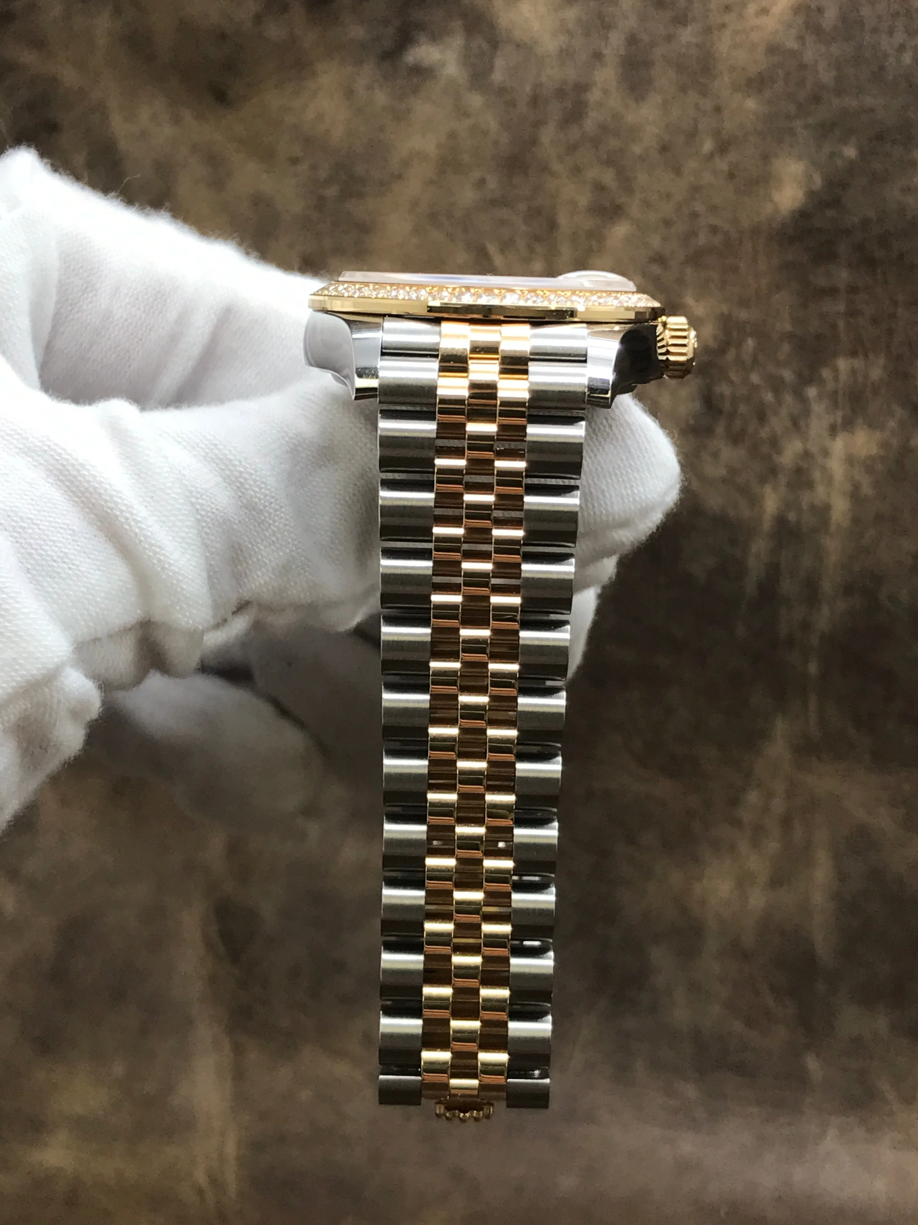 Rolex Datejust Midsize 31mm 278383 Silver Diamond Dial Automatic Women's Watch