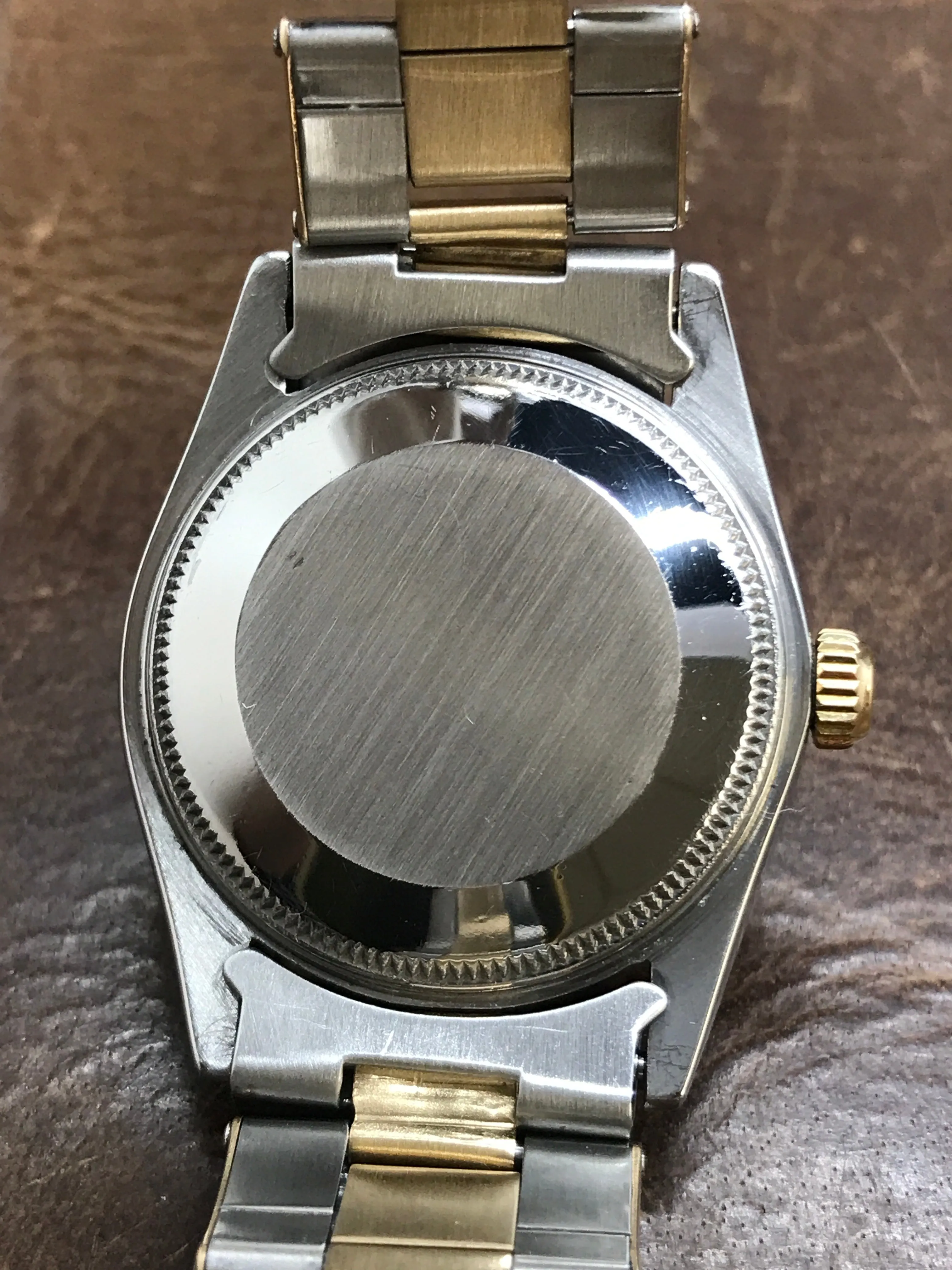 Rolex Datejust Midsize 31mm Non Quick 6827 Champagne Dial Automatic Watch