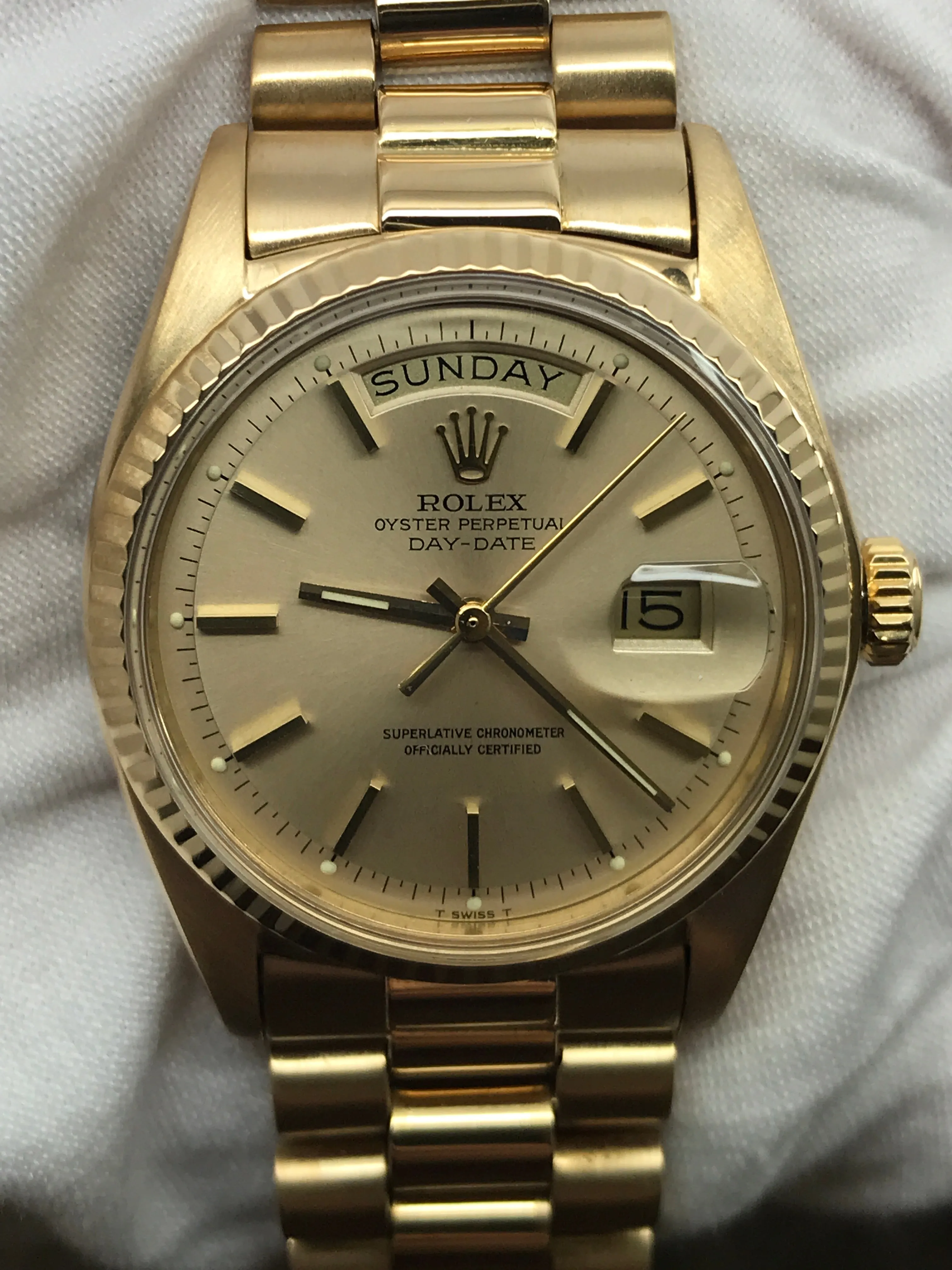 Rolex Day Date President 1803 Champagne Dial Automatic  Men's Watch