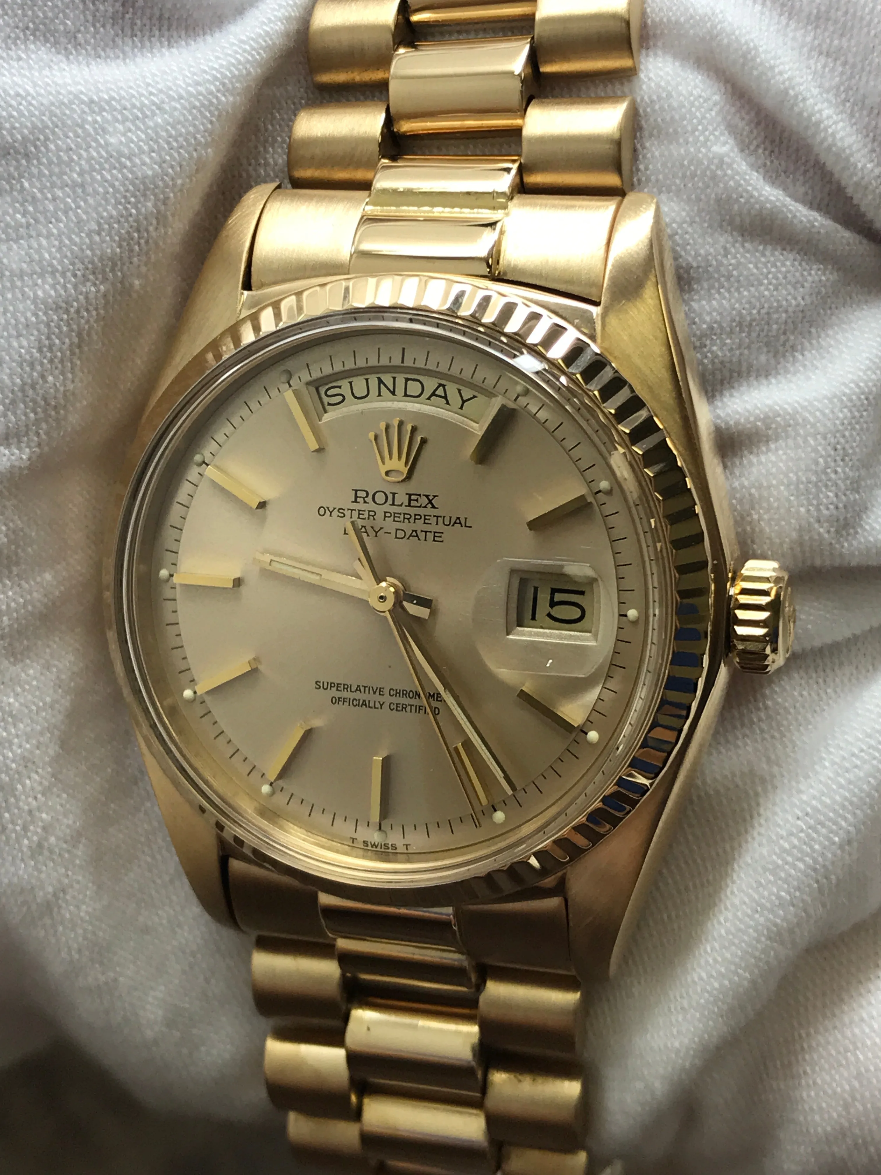 Rolex Day Date President 1803 Champagne Dial Automatic  Men's Watch