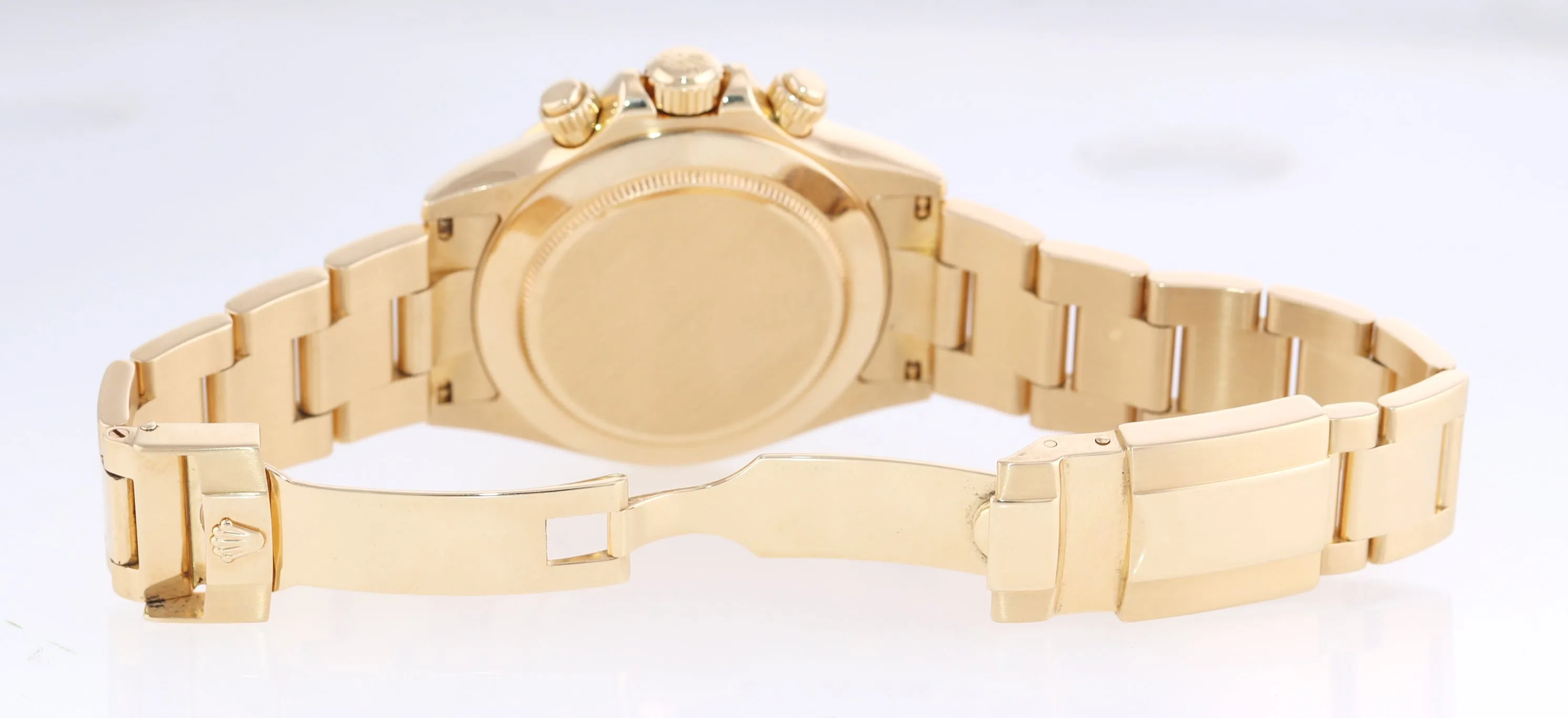 Rolex Daytona 116528 White Diamond 18K Yellow Gold 40mm Watch Box