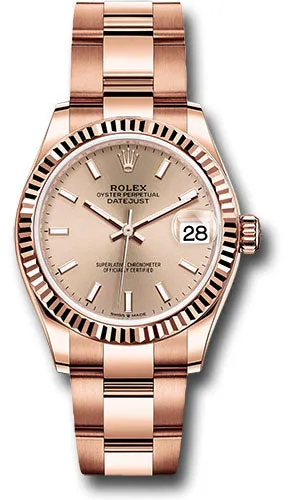 Rolex Everose Gold Datejust 31 Watch 278275 rsio