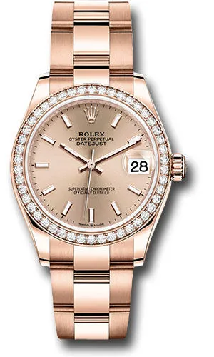 Rolex Everose Gold Datejust 31 Watch 278285RBR rsio