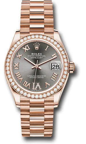 Rolex Everose Gold Datejust 31 Watch dkrhdr6p
