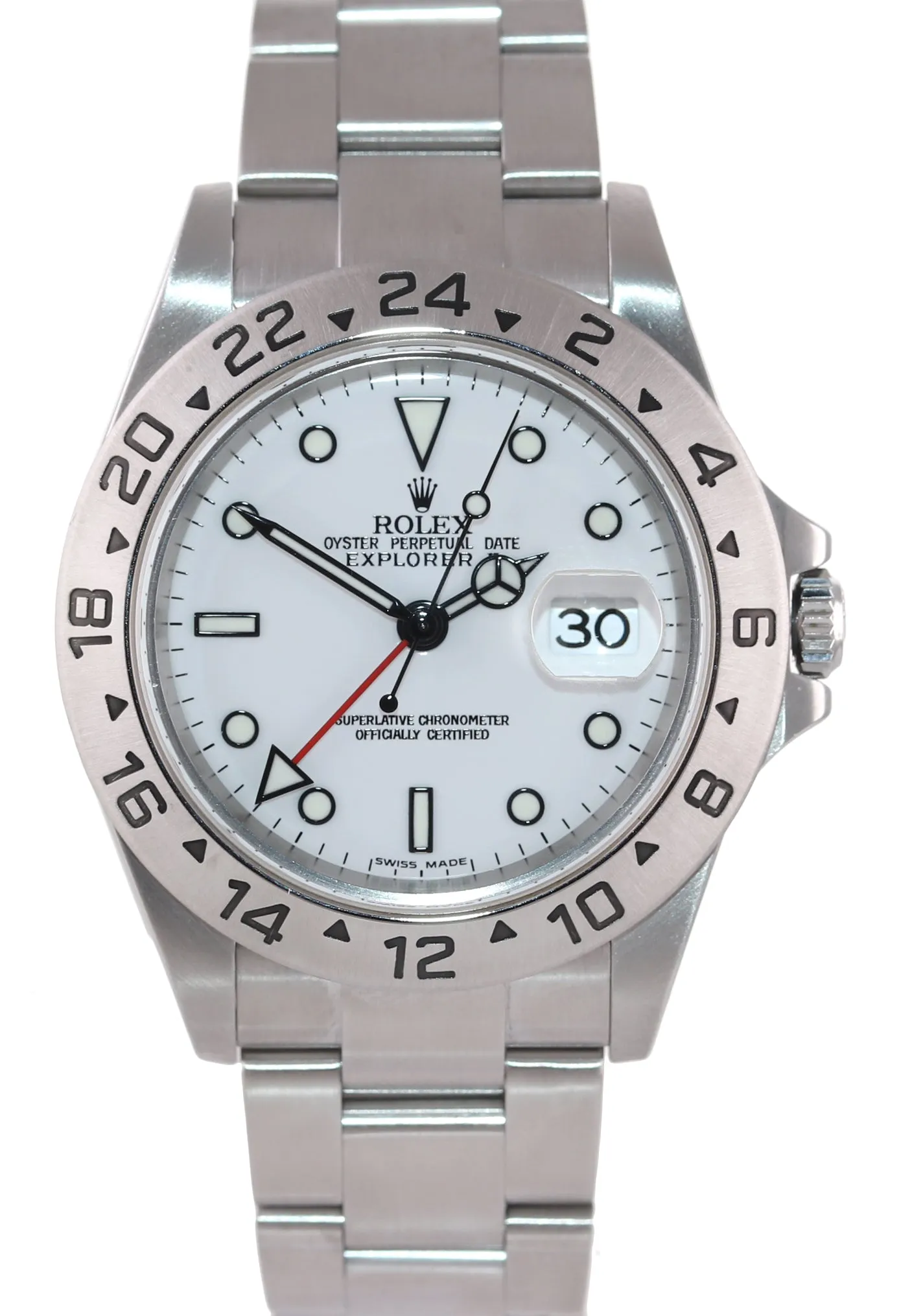Rolex Explorer II 40mm White 16570 Polar Oyster Watch Box
