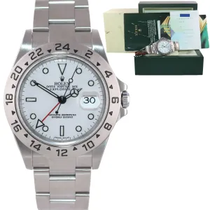 Rolex Explorer II 40mm White 16570 Polar Oyster Watch Box