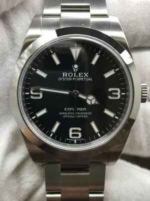 Rolex Explorer MK2 214270 Lume Black Dial Automatic Watch