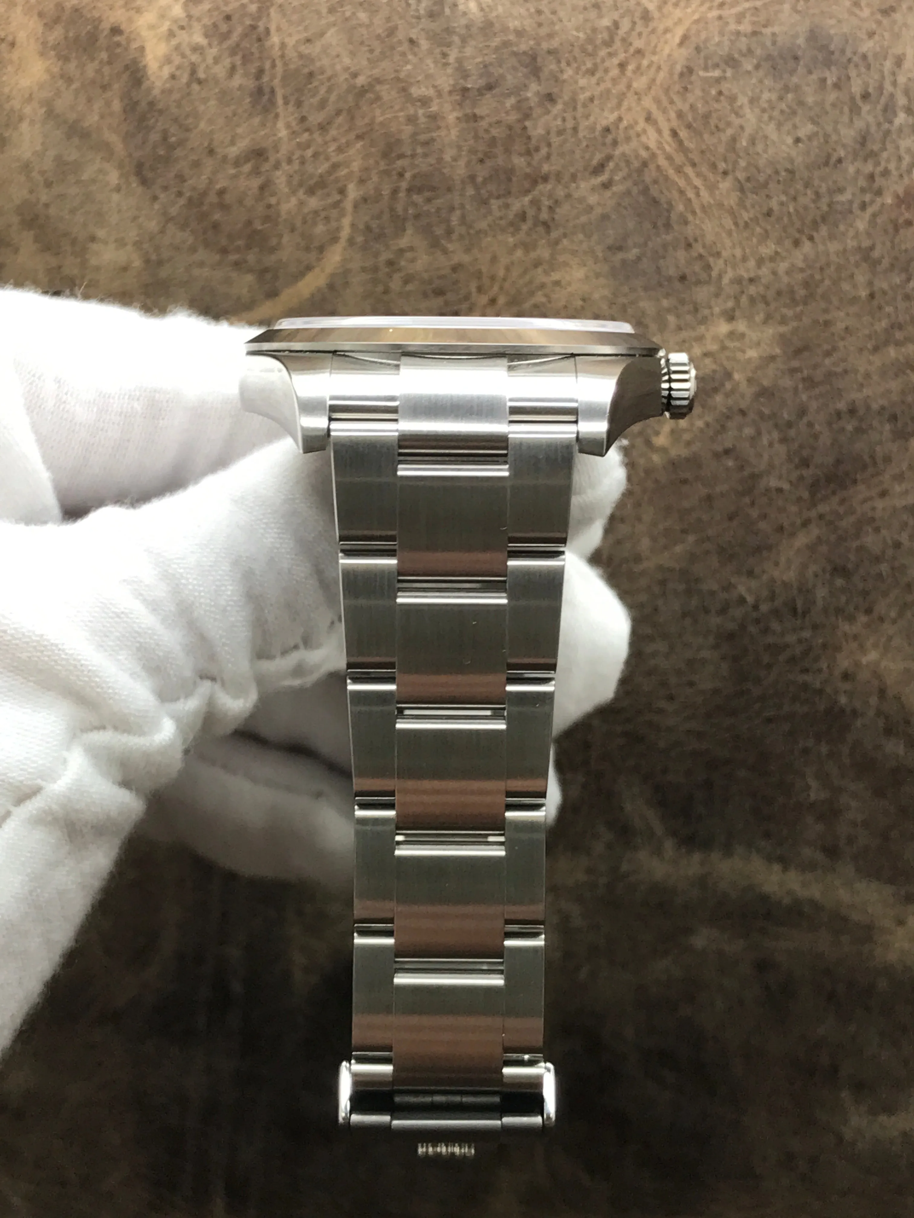 Rolex Explorer MK2 214270 Lume Black Dial Automatic Watch