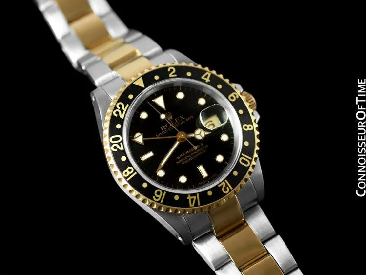 Rolex GMT Master II - Two-Tone Oyster Perpetual Date, Stainless Steel & 18K Gold - Ref. 16713