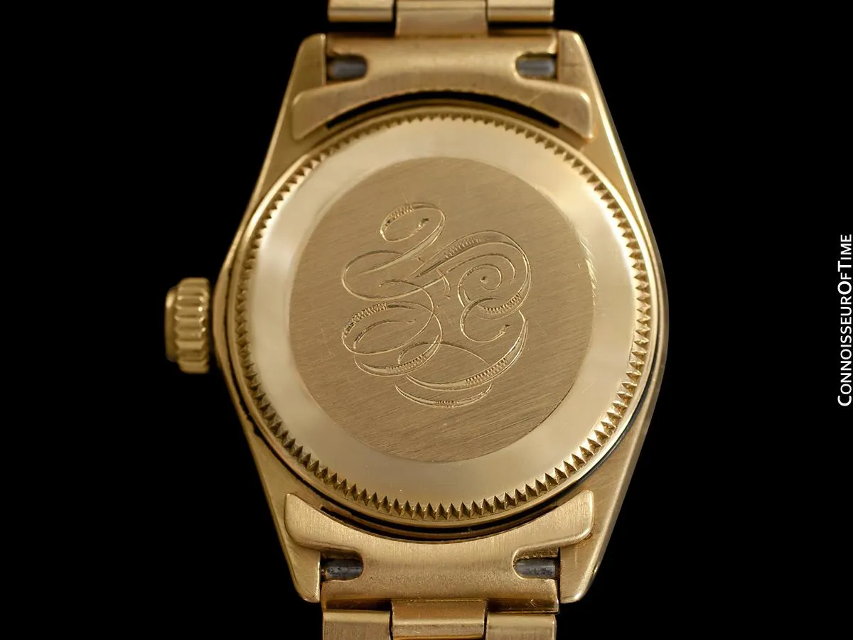 Rolex Ladies President (Datejust) Watch with White Dial - 18K Gold