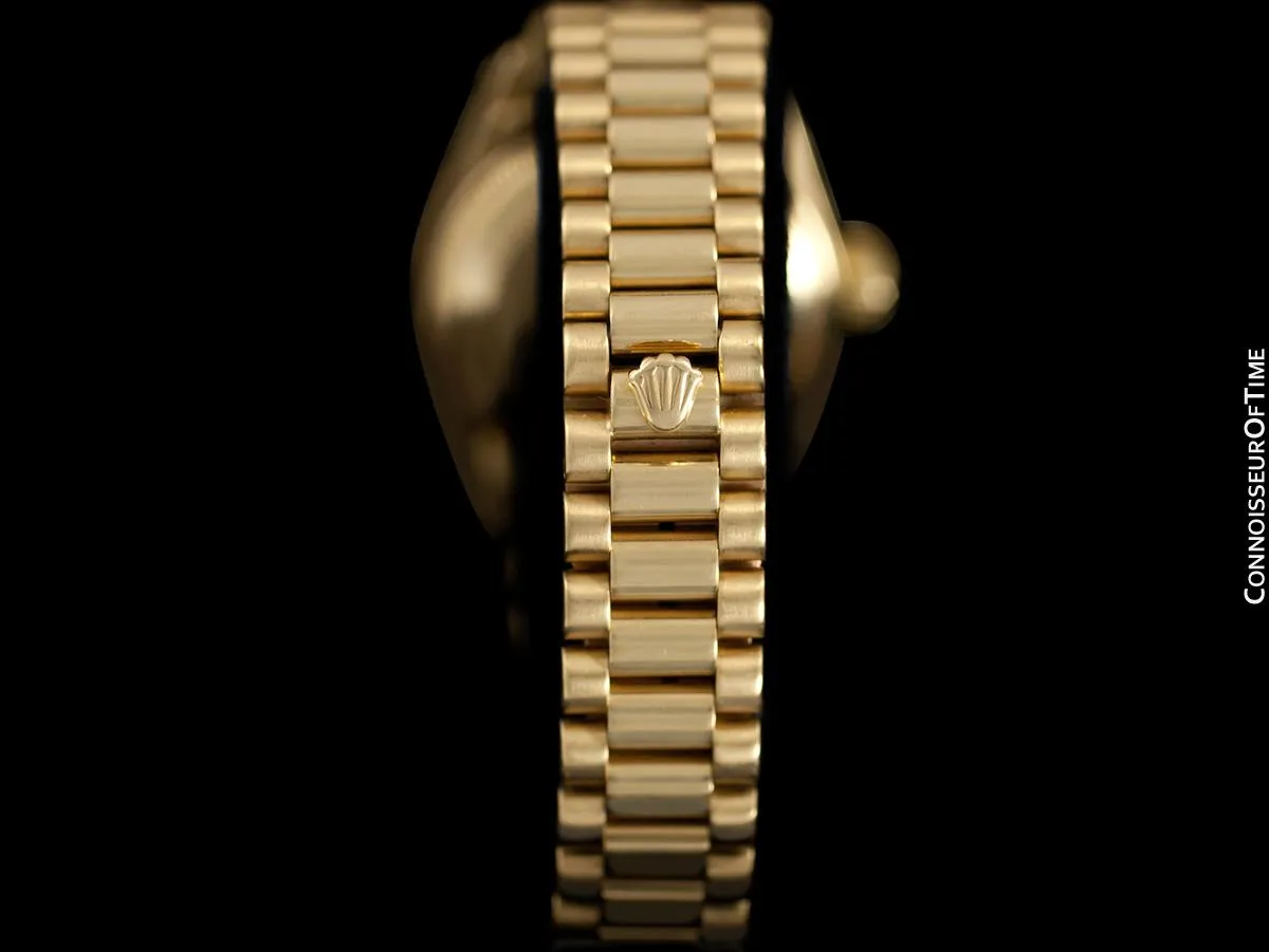 Rolex Ladies President (Datejust) Watch with White Dial - 18K Gold