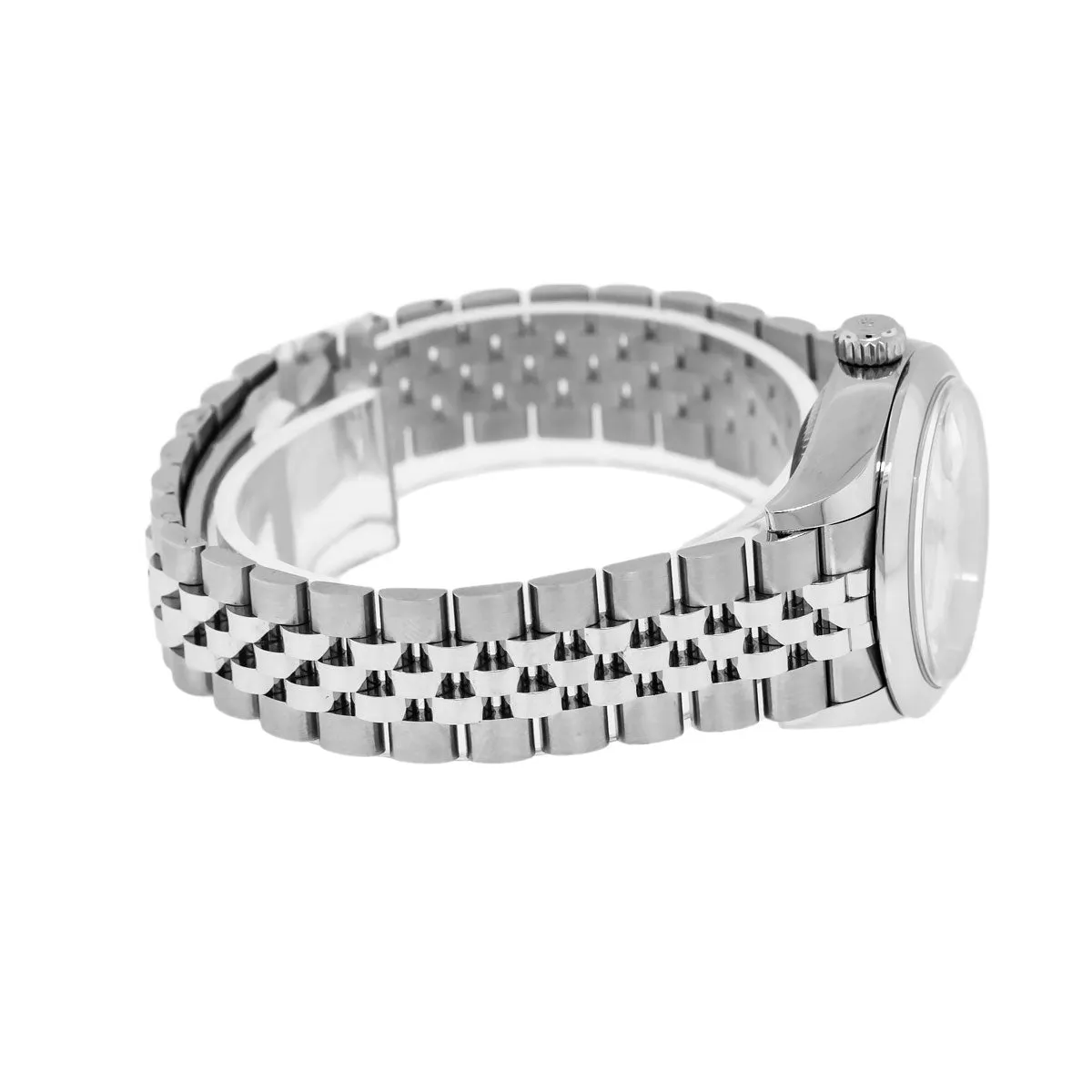 Rolex Lady-Datejust 28mm Stainless Steel Silver Roman Dial & Smooth Bezel 279160