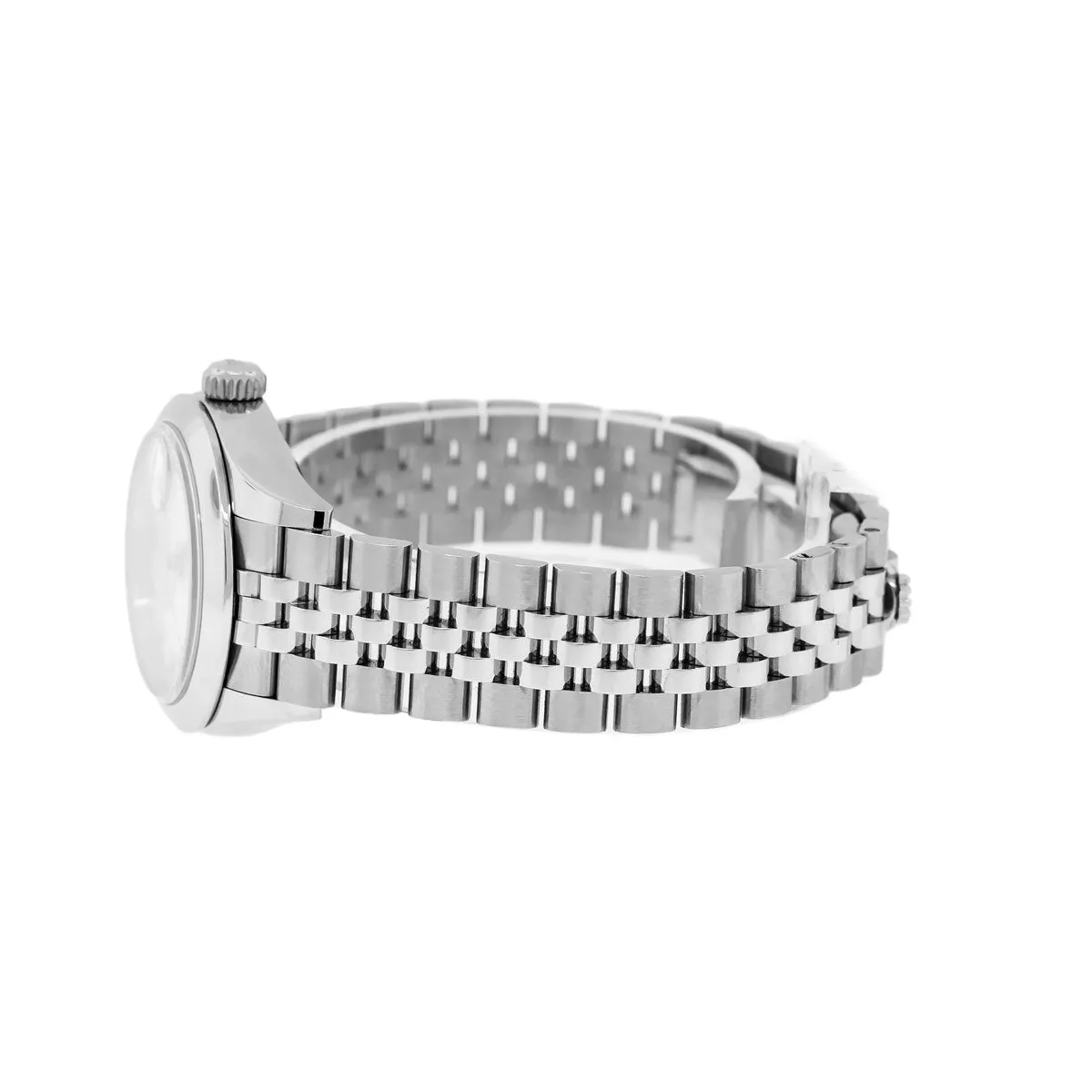 Rolex Lady-Datejust 28mm Stainless Steel Silver Roman Dial & Smooth Bezel 279160