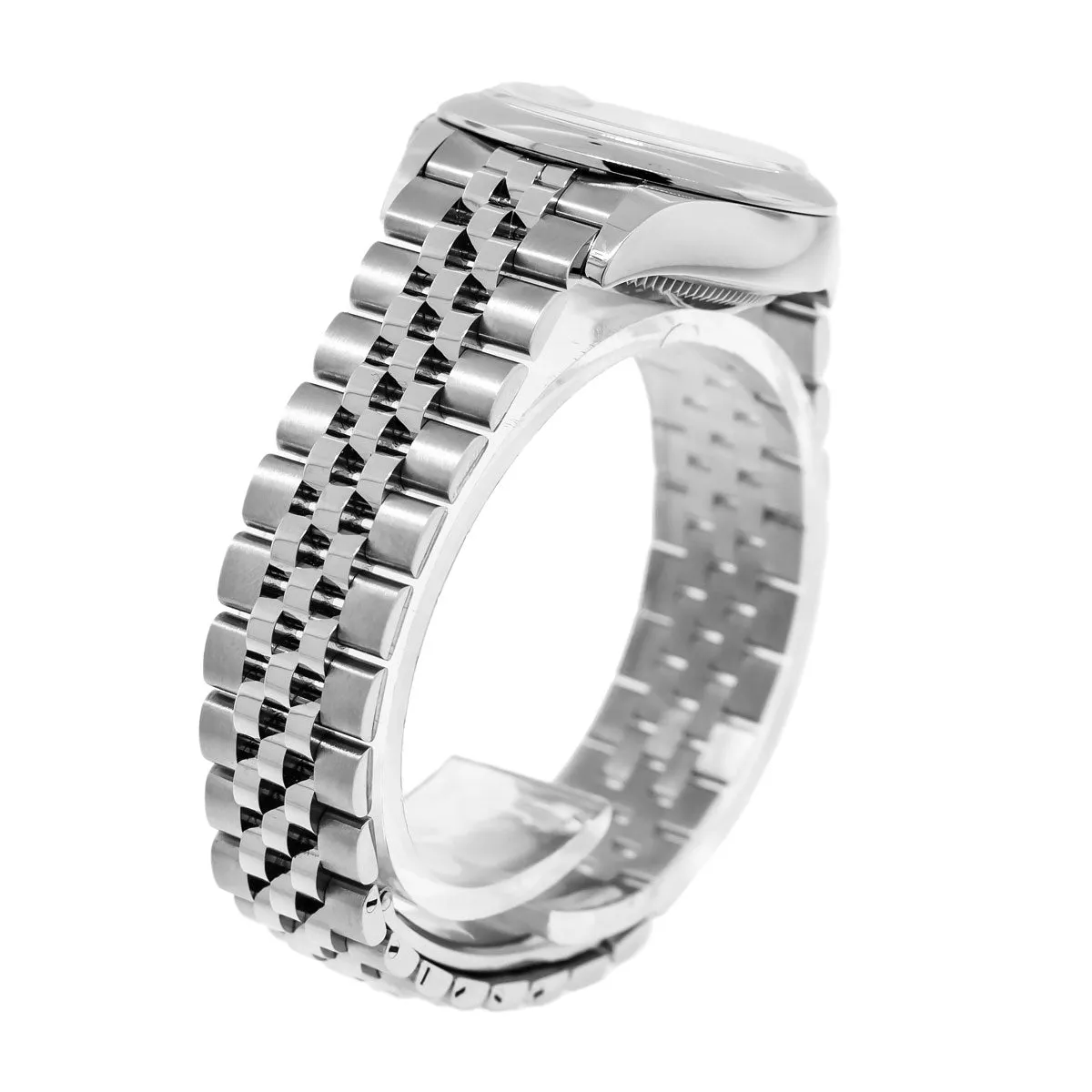 Rolex Lady-Datejust 28mm Stainless Steel Silver Roman Dial & Smooth Bezel 279160