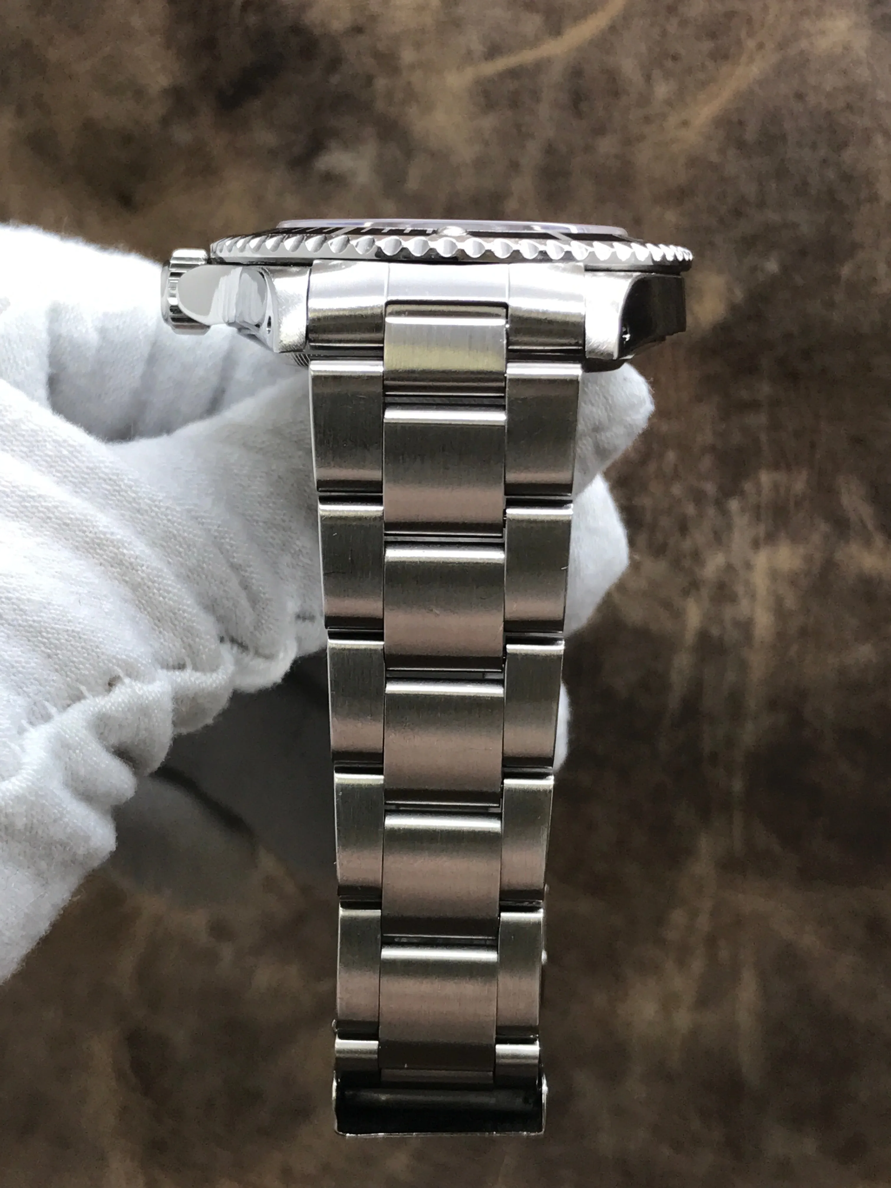 Rolex No Date Submariner 2 Liner 14060 Black Dial Automatic Men's Watch