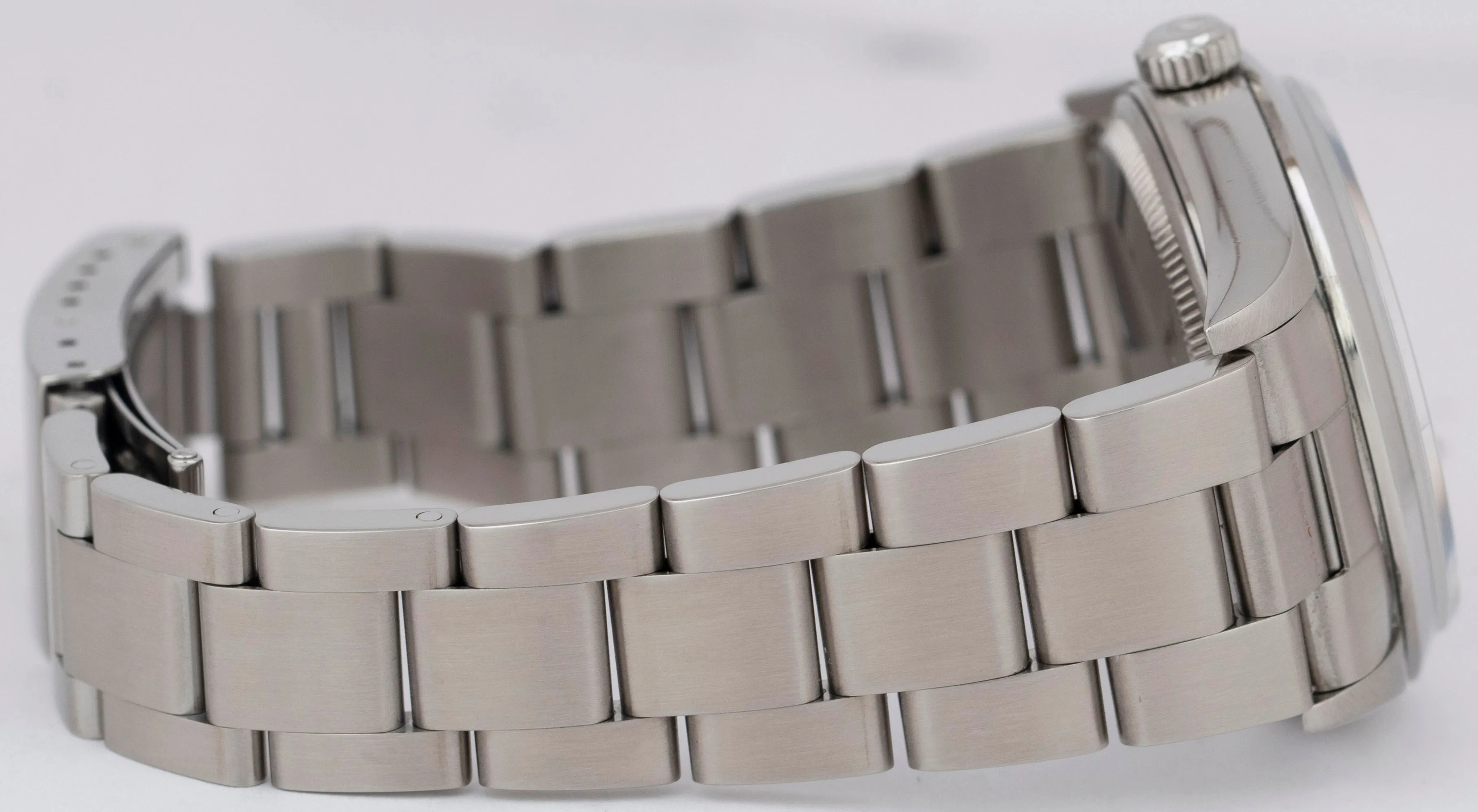 Rolex Oyster Perpetual Air-King 34mm Salmon Stainless Steel Oyster Watch 14000